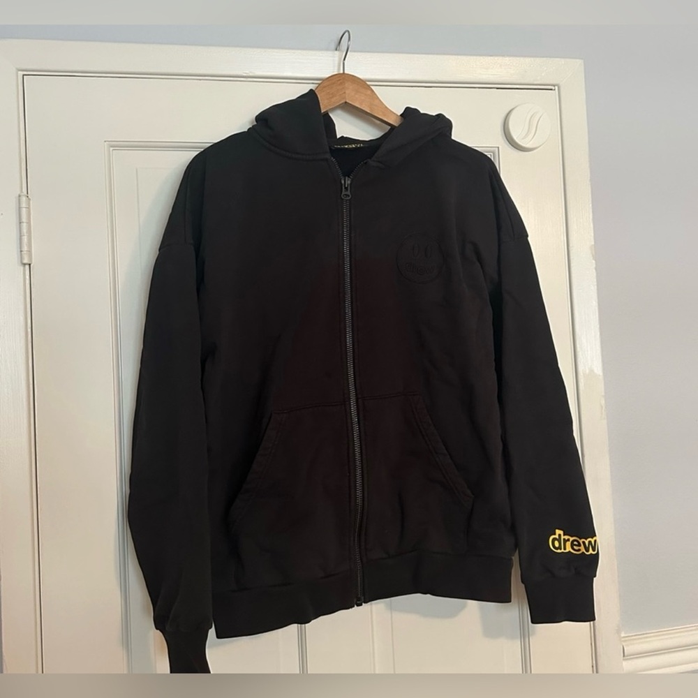 DREW HOUSE Black Zip-up Hoodie